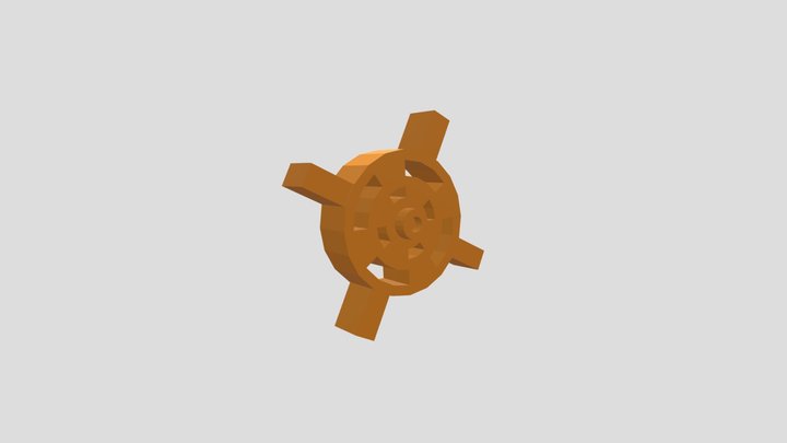Spinning Wheel 3D Model