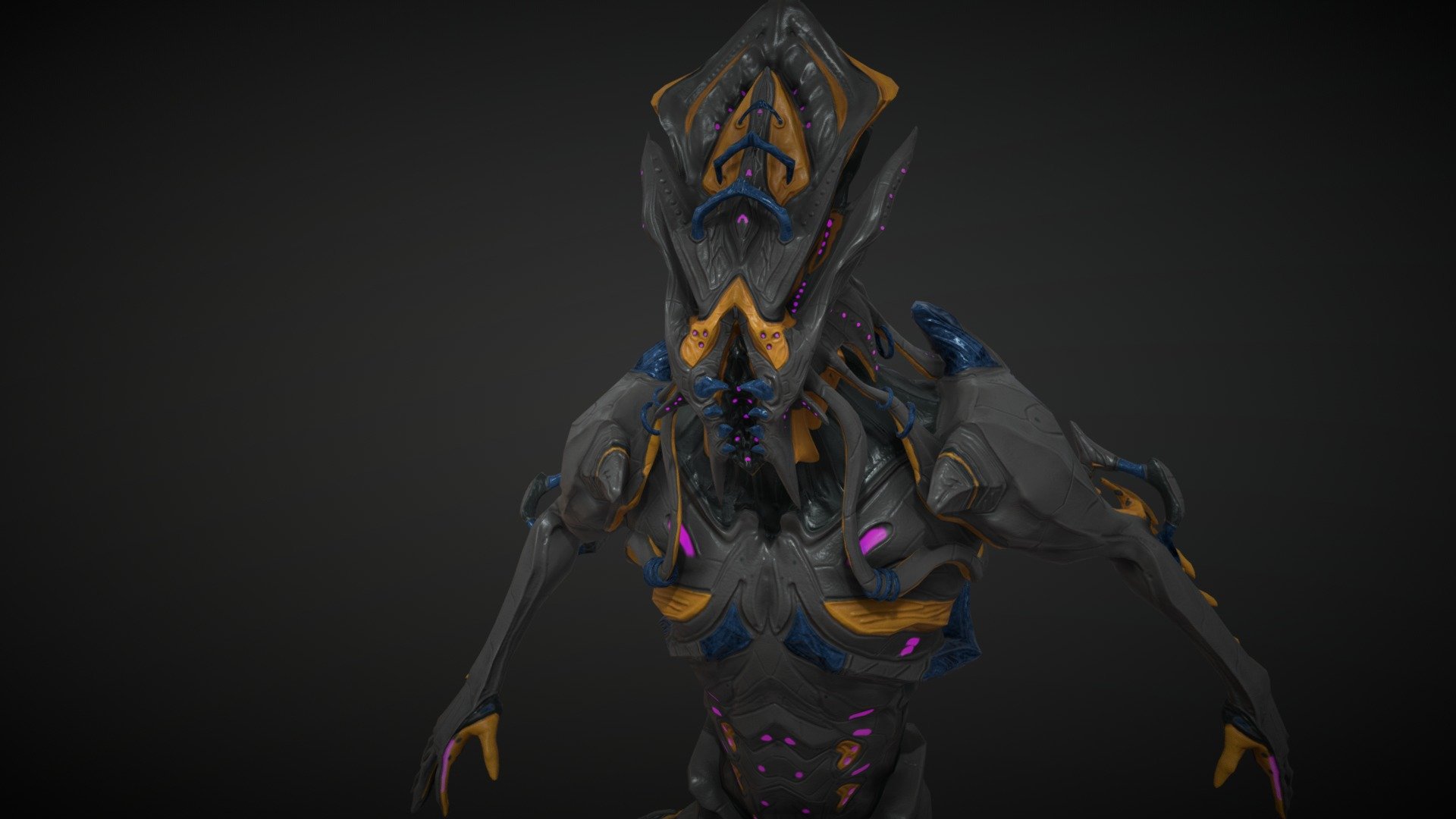 Devourer Nekros - Warframe Tennogen [Animated] - 3D model by ...