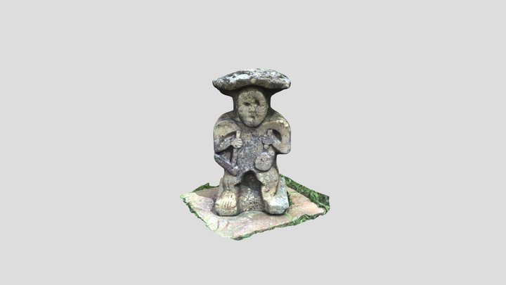 郡山下の田の神（南九州市） 3D Model