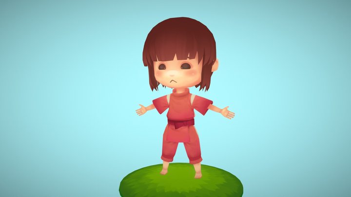 Spirited Away Sen/Chihiro 3D Model