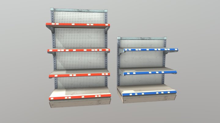 Modular Shelves 3D Model