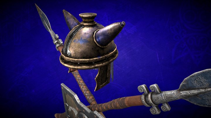 Celtic (pictish) armory 3D Model