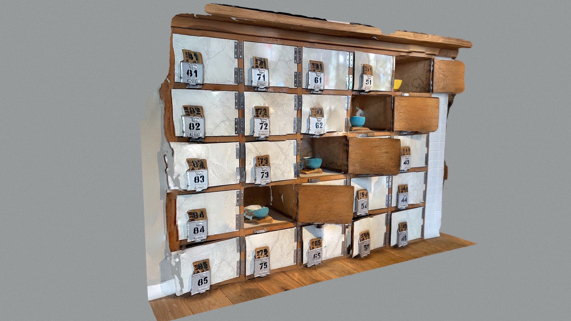 Front desk of Nezu Miyanoyu cafe
