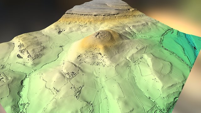 Castell Dinas Bran, Llangollen LiDAR Archaeology