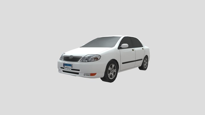 Toyota Corolla Egypt 2004 3D Model