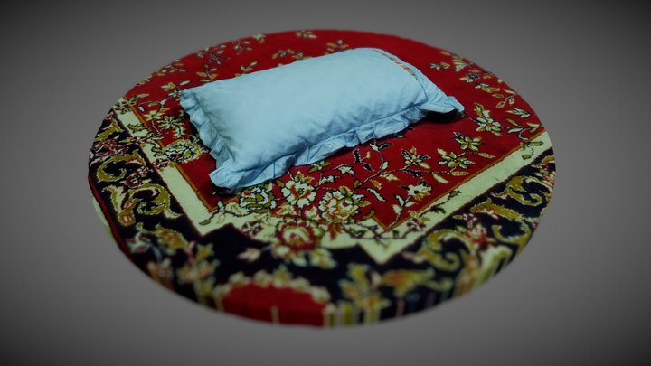 3d Scan - Pillow Lowpoly 3D Model