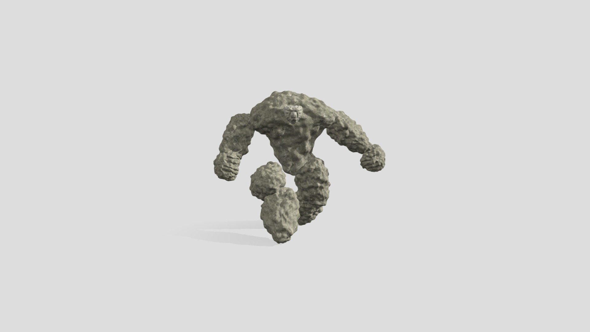 Rigged Rock Golem - Download Free 3D model by Michael_303 [ae4ffda ...