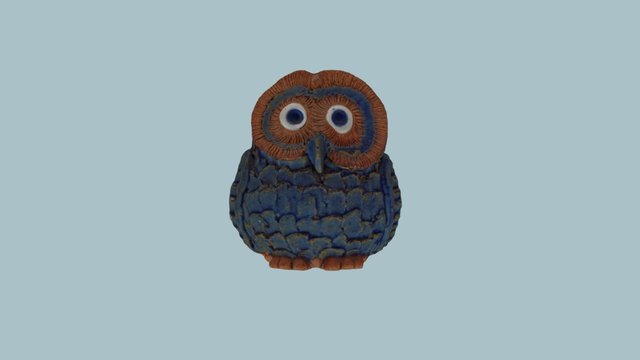 Test Owl 3D Model