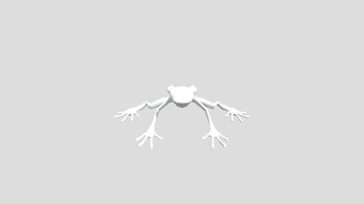 Frog OBJ 3D Model