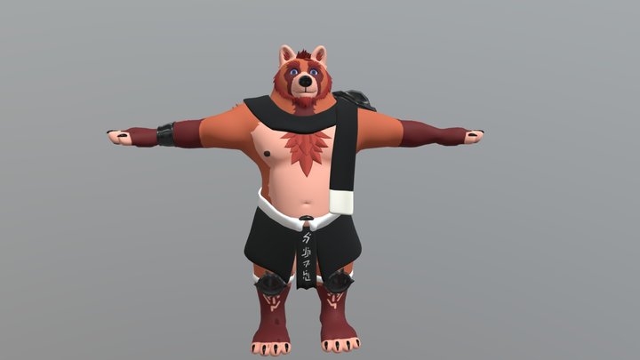 Red the Red Panda! 3D Model