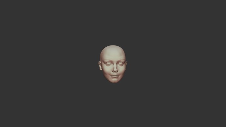 Ruchika Head V4 3D Model
