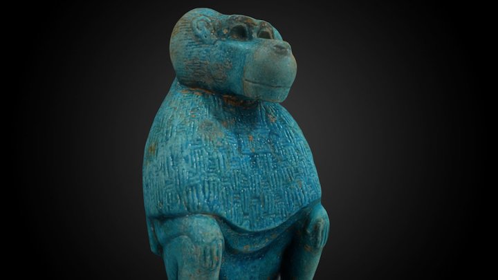 Baboon (Moon God Thoth) 3D Model