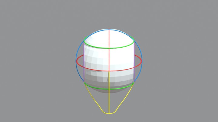 Loomis Head 3D Model