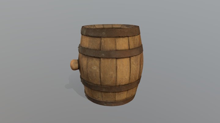 Mini barrel 3D Model