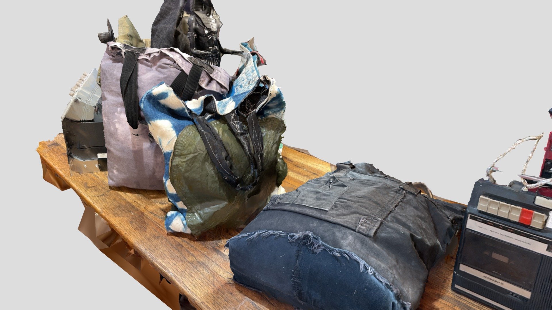 Fabric and bags in-situ