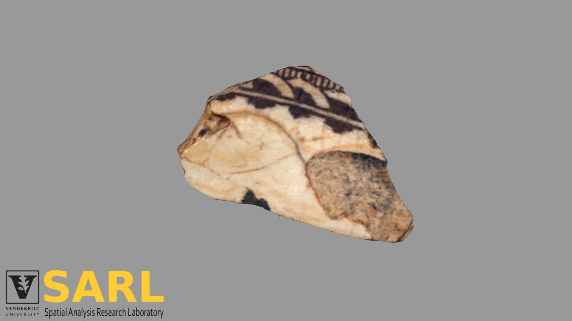 Vaughn Home excavations, small plate fragment