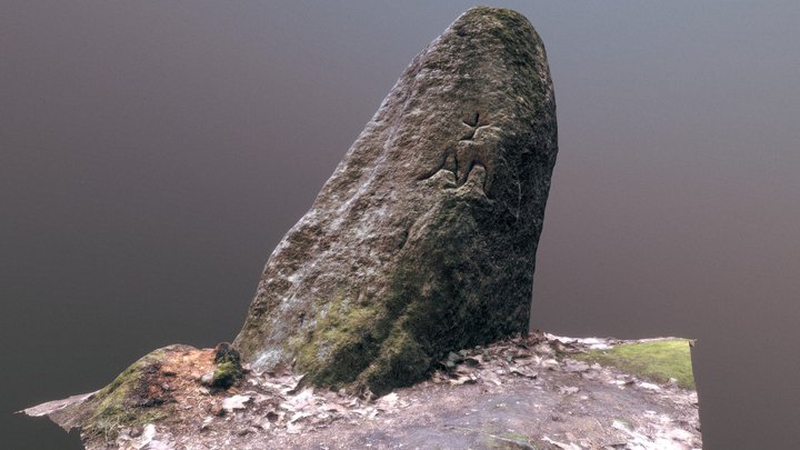 Menhir de l'alignement de « Cornevec », Camors 3D Model