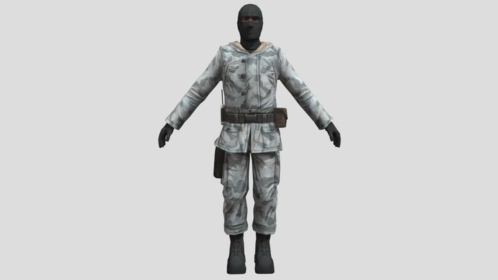 Skibidi toilet Balaclava multiverse 3D Model