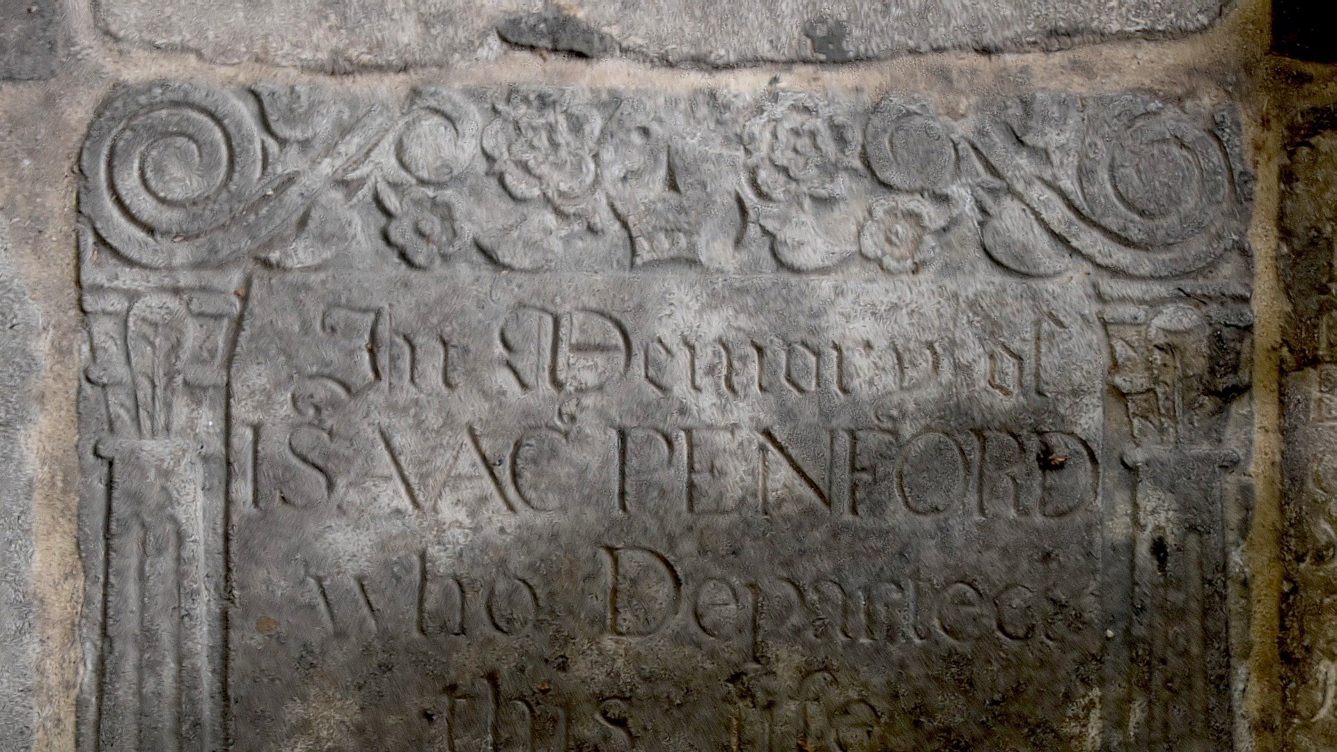 Penford gravestone, St Bartholomew’s, Botley