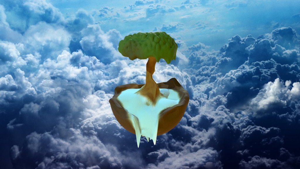 Islote con árbol