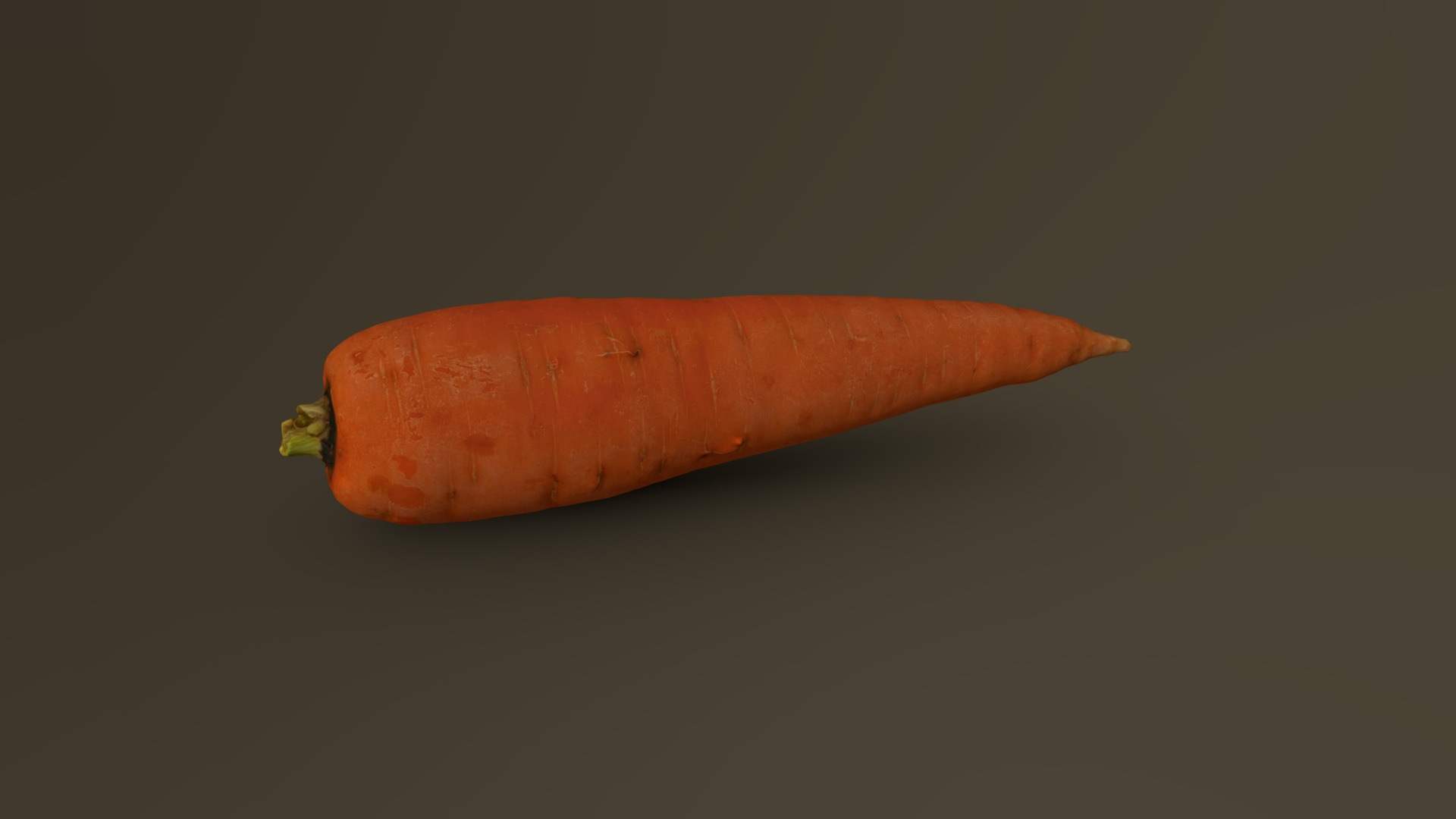 3D model Carrot 11 - This is a 3D model of the Carrot 11. The 3D model is about a carrot with a stem.