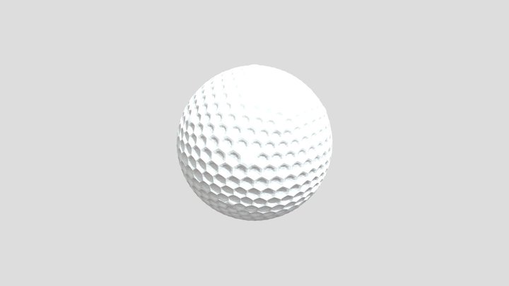 Golf Ball 3D Model