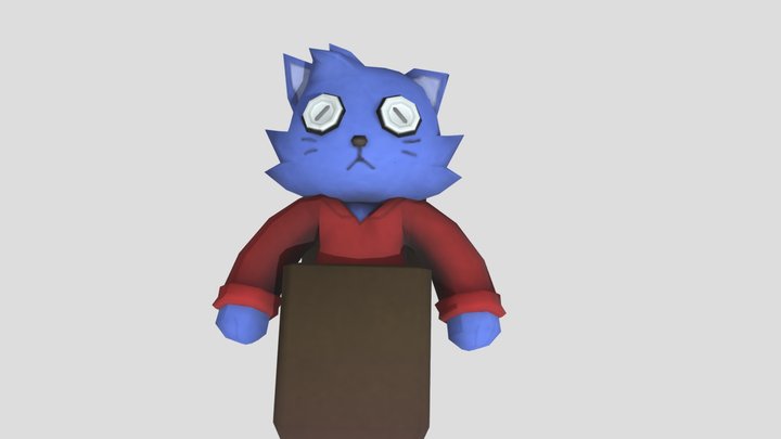 The Carry-On Kitty 3D Model