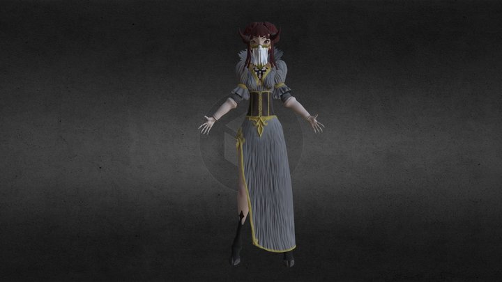 Elizabeth - Standard tenue 3D Model