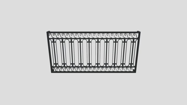 Iron railing 155 – Free 3D Model STL