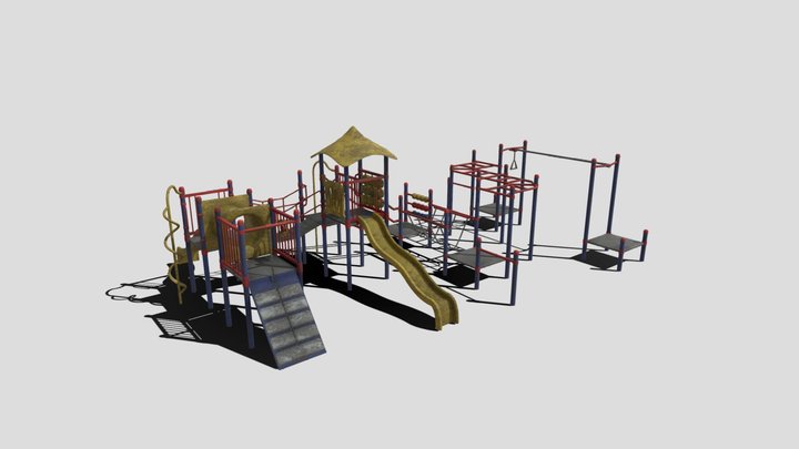 Playground (Realistic/withered version) 3D Model
