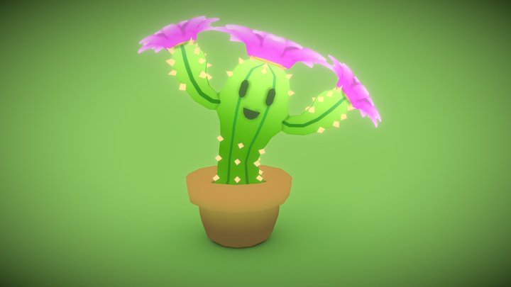3December 2021 Day 15: Cactus – Free 3D Model STL