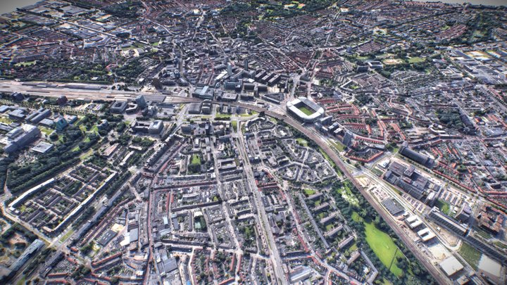 Photogrammetry City of Eindhoven 3D Model