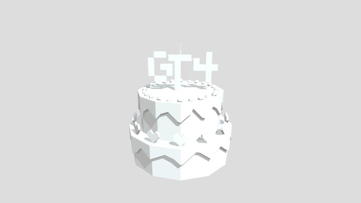 GT4 Cake 3D Model