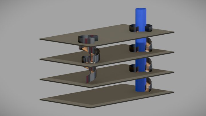 Wenteltrappen - The Box 3D Model