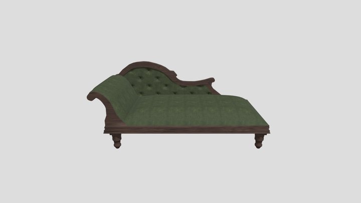 Georgian Era Couch 3D Model
