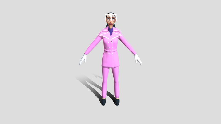 Dispicable Me 4 - Villian Wife 3D Model