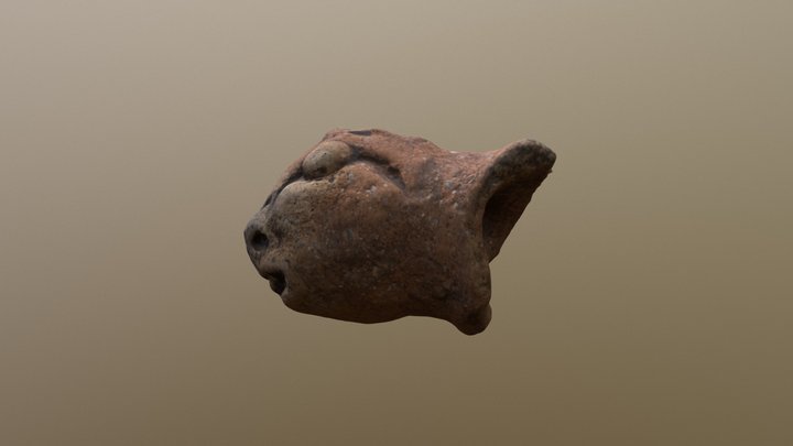 Jaguar Head V1 3D Model