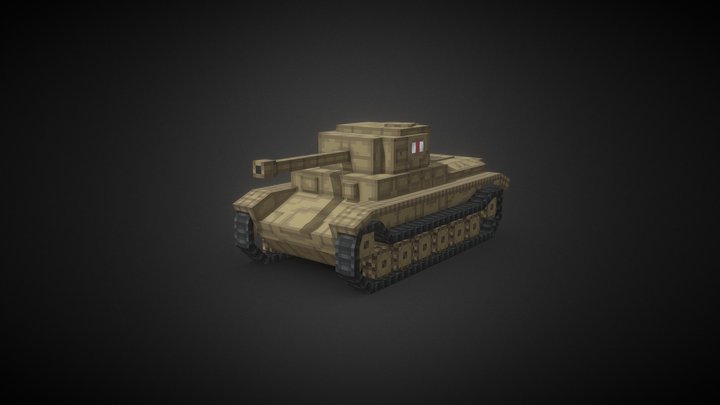 British tank 3D Model