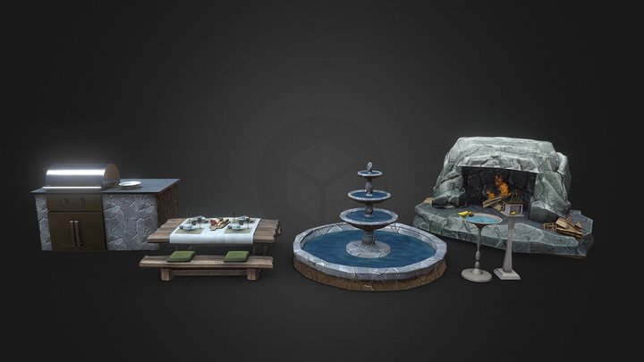 New Six Props 3D Model