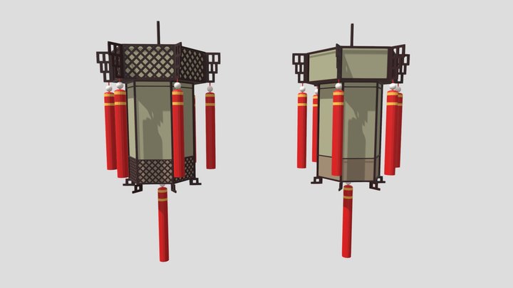 Chinese Palace Lantern 3D Model