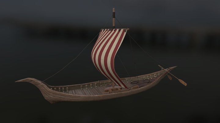 Indian Boat 3D Model