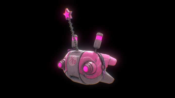 Stray Cat Fanart 3D Model