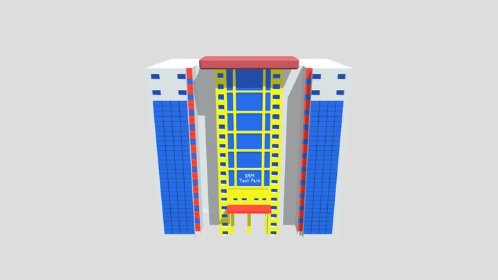 SRM Techpark 3D Model 3D Model
