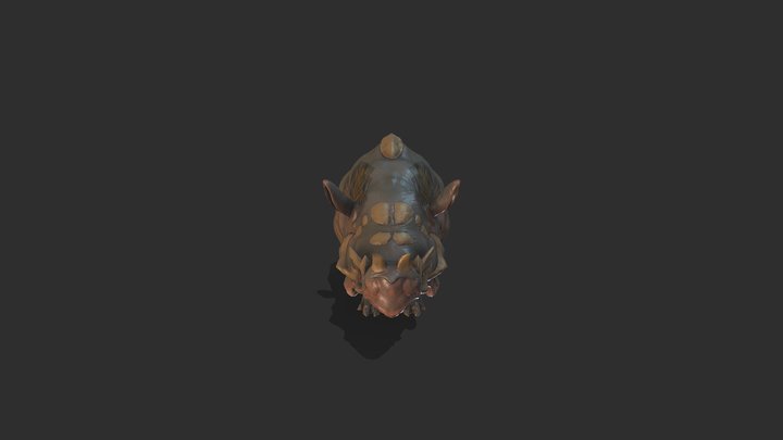 Boar Pig 3D Model