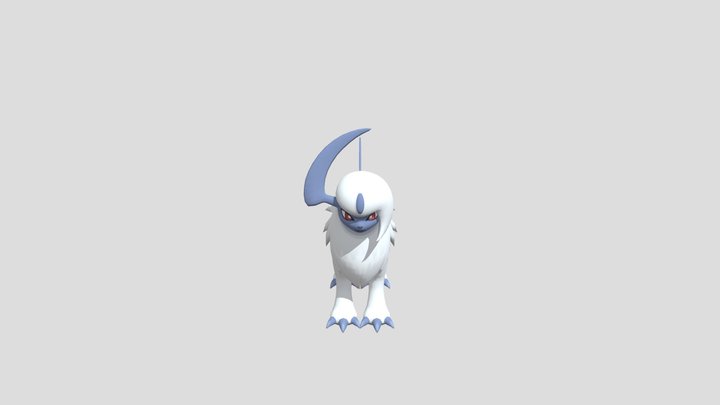 Pokemon X  y Absol 3D Model