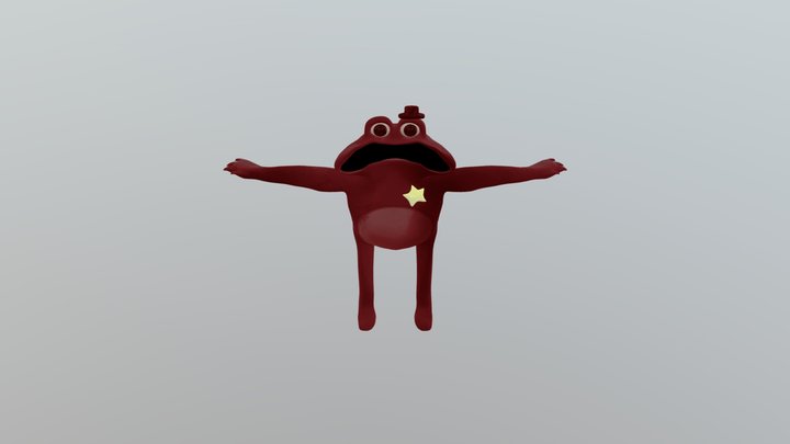 Red Toadster 3D Model