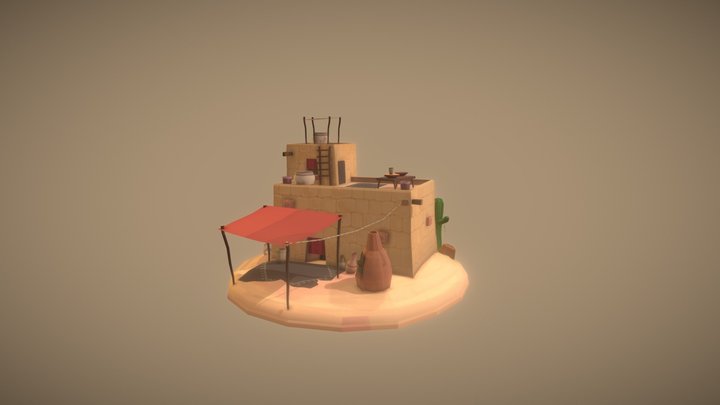 Egyptian Pottery 3D Model