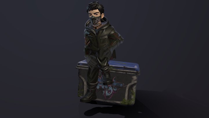 Ninja Slayer 3D Model
