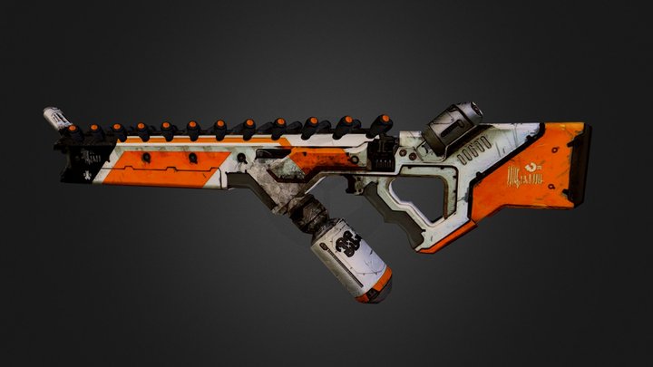 Railgunv3 3D Model