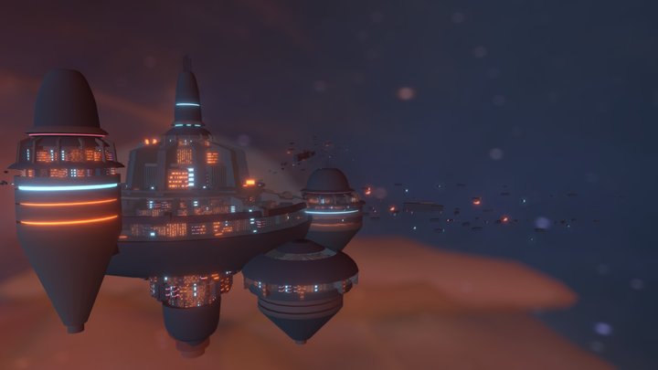 Space City – Free 3D Model STL